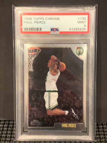 1998 Paul Pierce Topps Chrome psa 9