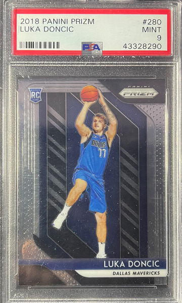 2018-19 Panini Prizm Luka Doncic Rookie PSA 9