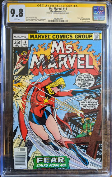 Ms. Marvel #14 CGC 9.8 Signature Series