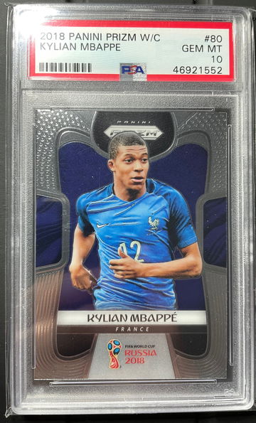 2018 Panini Prizm World Cup Kylian Mbappe #80