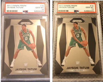 Jayson Tatum Rookie Prizm PSA 10 Lot
