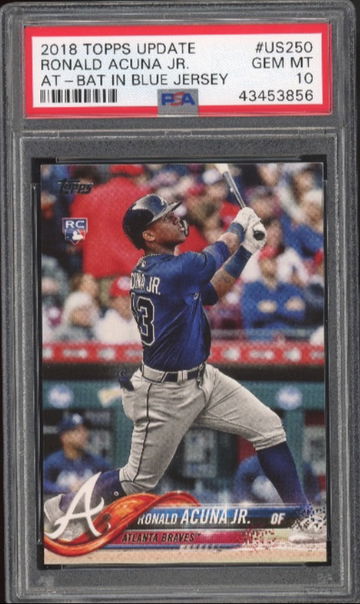 2018 TOPPS Update Acuña PSA 10
