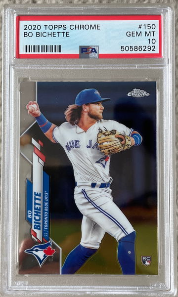 2020 Topps Chrome Bo Bichette RC PSA 10 #150