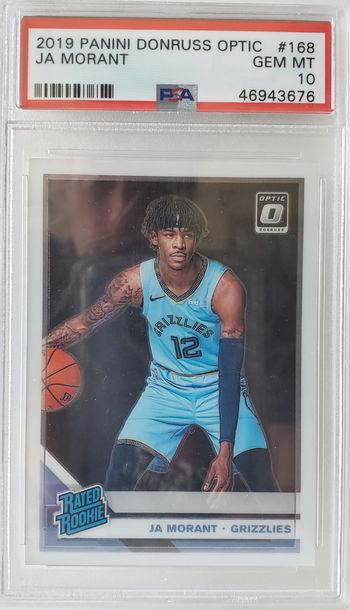 2019 Panini Donruss Optic Ja Morant PSA 10