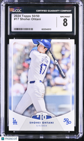 2024 Topps 50/50 Shohei Ohtani #17 CGC 8