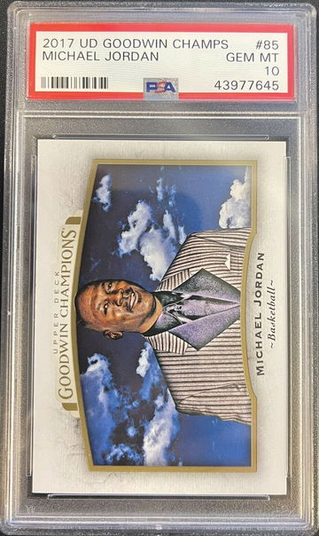2017 Upper Deck Goodwin Champions 85 Michael Jordan PSA 10 Gem Mint