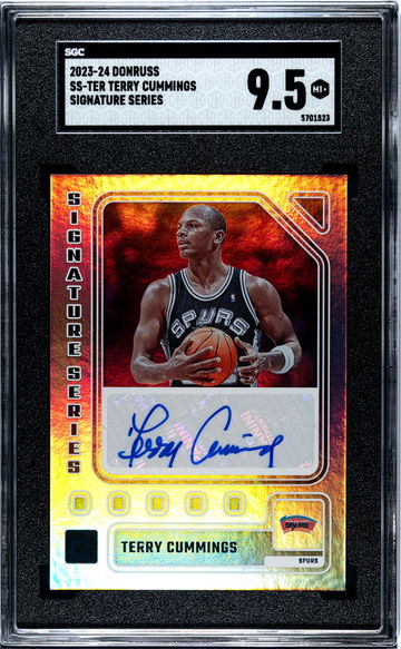 2023 Donruss Signature Terry Cummings #SS-TER Auto SGC 9.5