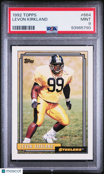 1992 Topps Levon Kirkland #664 PSA 9