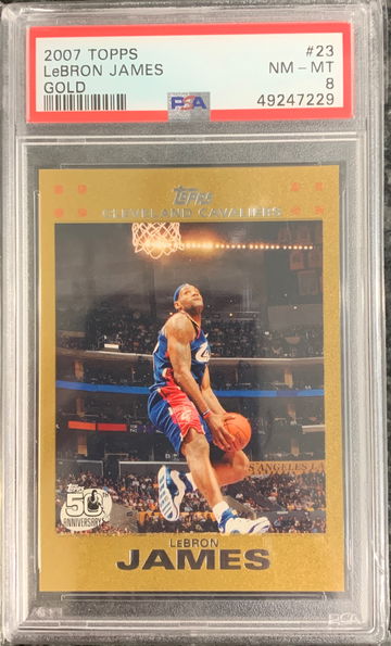 2007 Topps Lebron James PSA 8