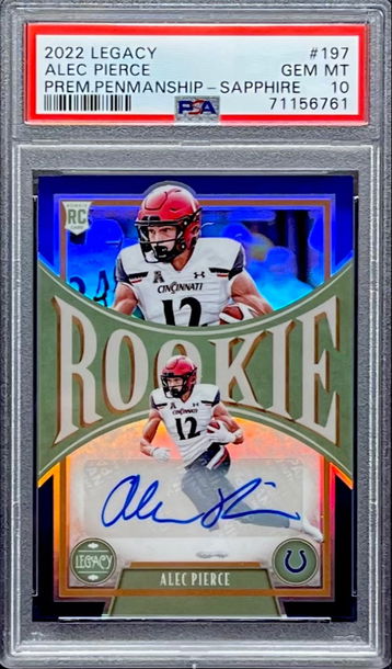 2022 Legacy Alec Pierce Auto PSA 10