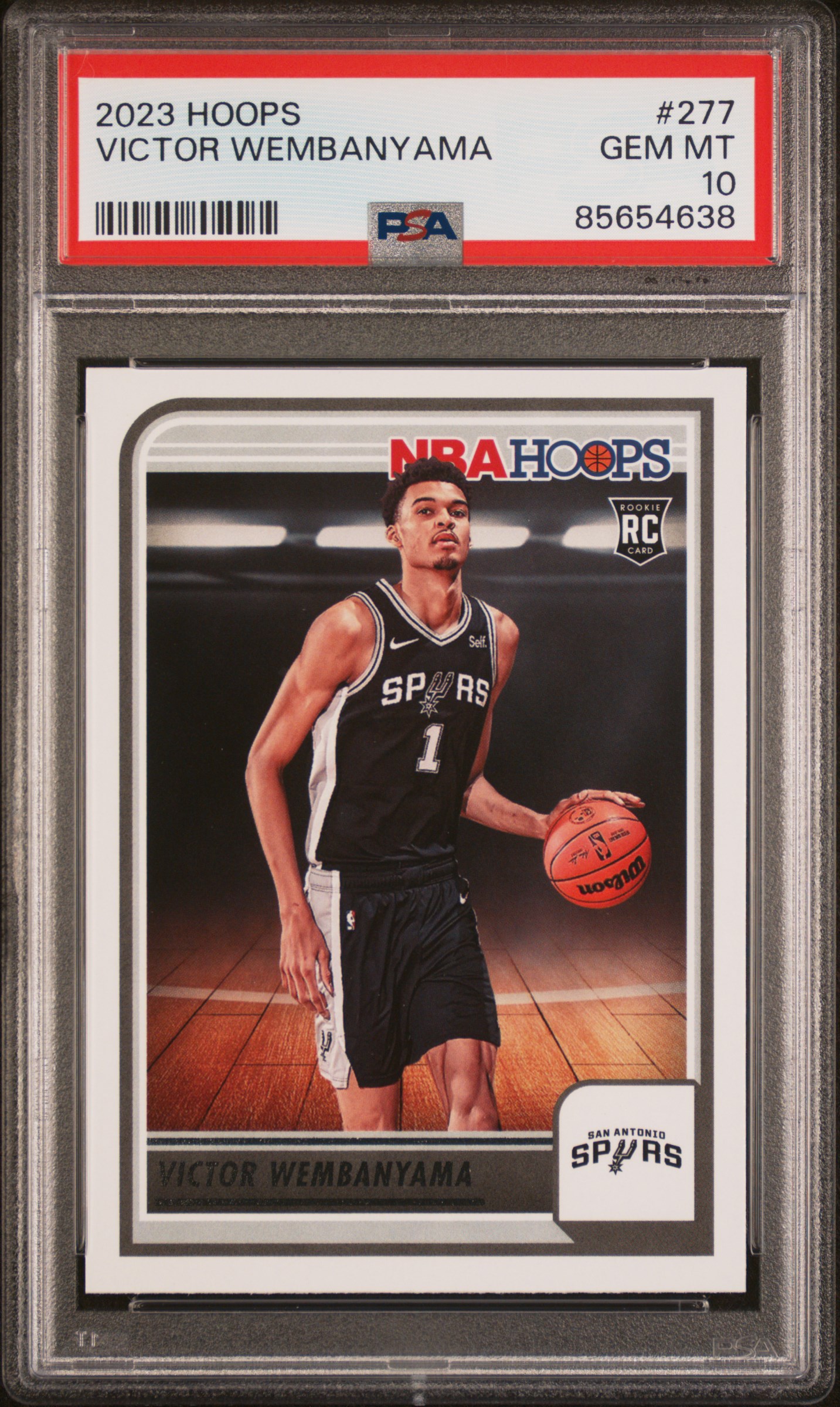 Victor Wembanyama 2023 Panini NBA Hoops ROOKIE #277 PSA 10