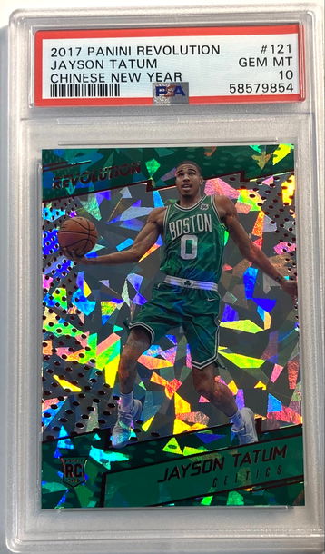 2017-18 Panini Revolution #121 Jayson Tatum RC Chinese New Year PSA 10