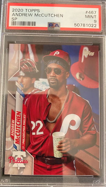 Andrew McCutchen 2020 Topps SP swaggy 