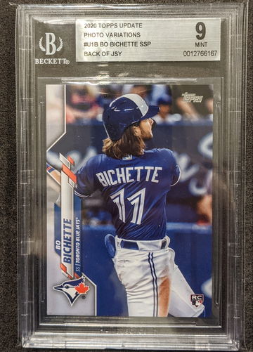 2020 Topps Update Bo Bichette SSP BGS 9 MINT