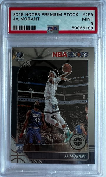 2019 Hoops Premium Stock Ja Morant PSA 9