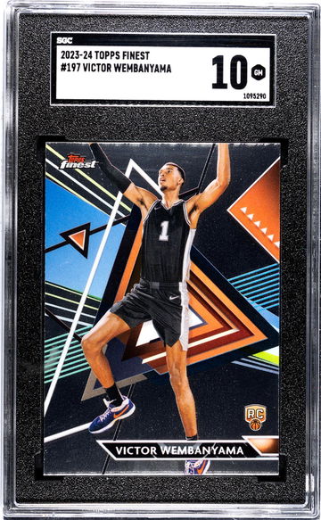 2023-24 Topps Finest #197 Victor Wembanyama SGC 10