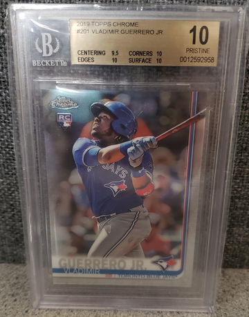 Vladimir Guerrero Jr 2019 Topps Chrome #201 BGS 10
