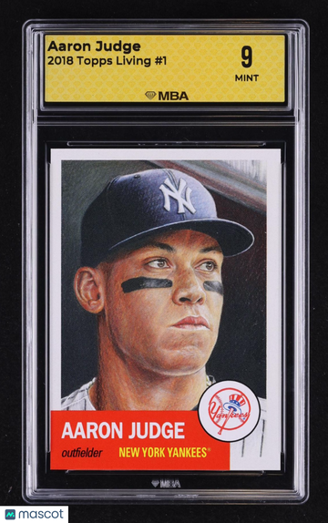 2018 Topps Living Aaron Judge #1 MBA 9