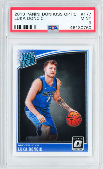 2018 Panini Donruss Optic Luka Doncic #177 PSA 9
