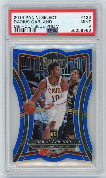 Darius Garland 2019 Select Die-Cut Blue PSA 9 Rookie