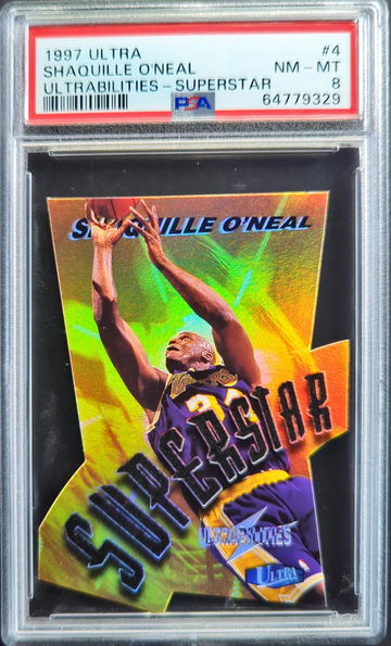 Shaquille O'Neal, 1997 Fleer Ultra Ultrabilities Superstar, PSA 8