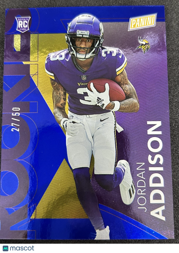 2023 Panini The National Jordan Addison #RC9 RC