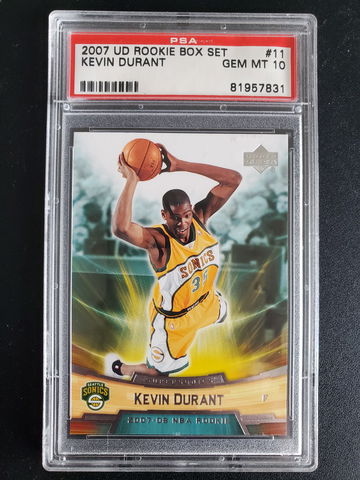 2007 Upper Deck Box Set Kevin Durant PSA 10 GEM MINT