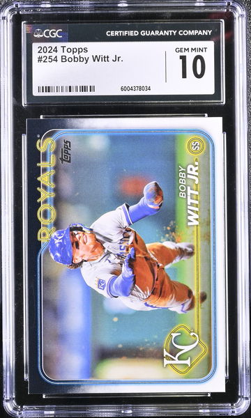2024 TOPPS BOBBY WITT JR. #254 CGC 10