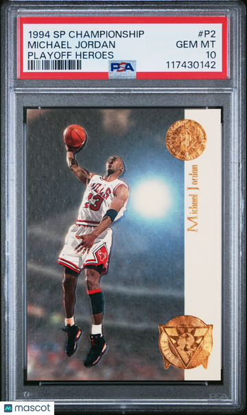 1994 SP Championship Playoff Heroes Michael Jordan #P2 PSA 10