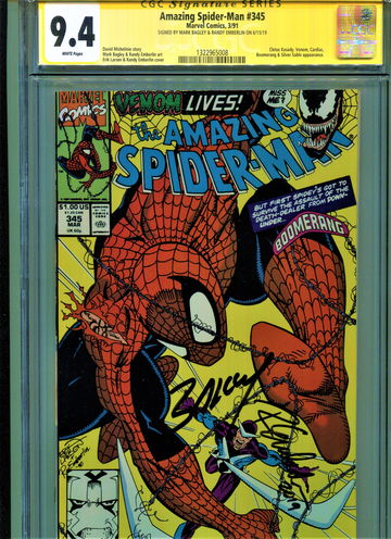 Amazing Spider-Man 345 CGC Signed...