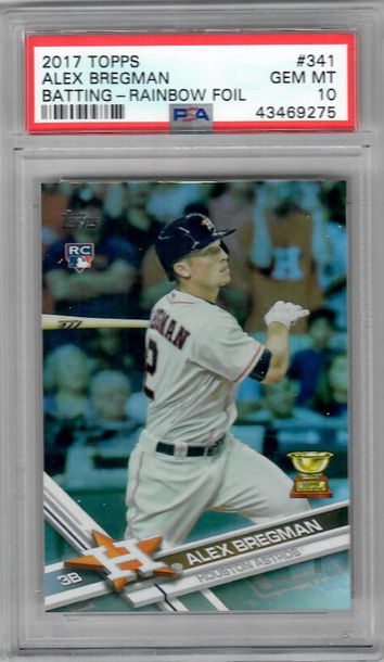 Alex Bregman 2017 Topps Batting Rainbow Foil