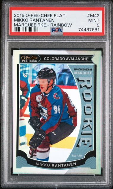 2015-16 Mikko Rantanen Psa ( rookie card OPC Platinum