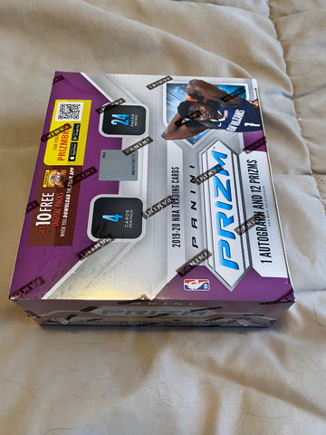 2019 panini prizm basketball retail box.  Ja Morant.  Zion Williamson.  