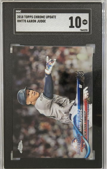 2018 Topps Chrome Update Aaron Judge #HMT70 SGC 10
