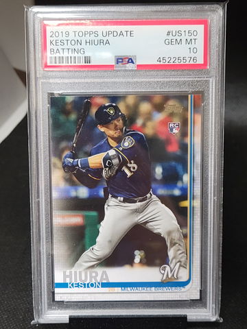 2019 Topps Update Keston Hiura Psa 10