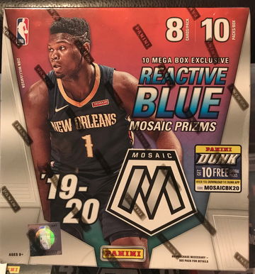 2019-20 Panini Mosaic Mega Box Basketball Sealed