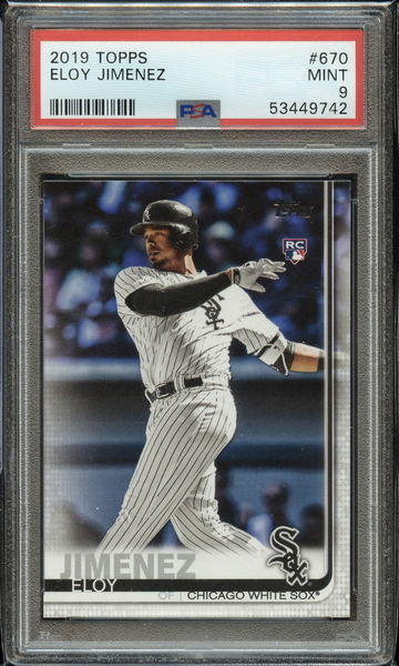 2019 Topps Eloy Jimenez Rookie #670 PSA 9 MINT