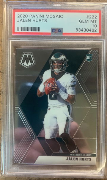 2020 Jalen Hurts Mosaic PSA 10
