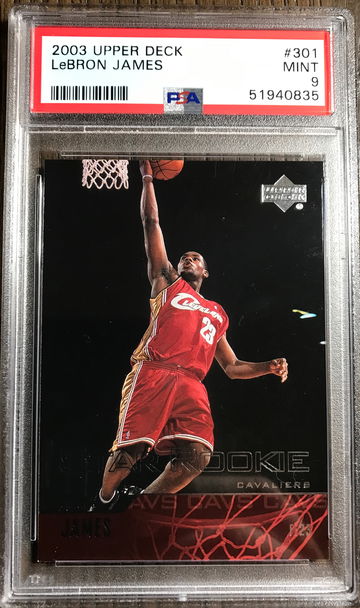 2003 Upper Deck LeBron James PSA 9 #301