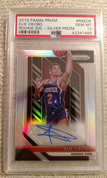 Elie Okobo 2018 Panini Prizm Silver Auto 