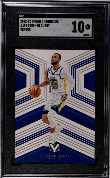 2022-23 Panini Chronicles #192 Stephen Curry Vertex SGC 10