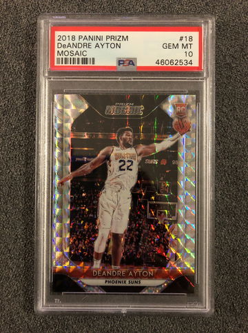 2018 Prizm Mosaic - DeAndre Ayton - Rookie Mosaic PSA 10 Gem Mint