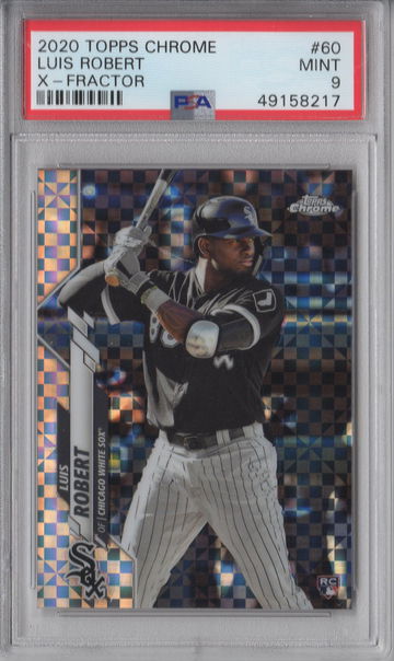 2020 Topps Chrome Luis Robert X-Fractor PSA 9
