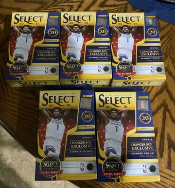 2021 Select Basketball Hanger Boxes Brand New