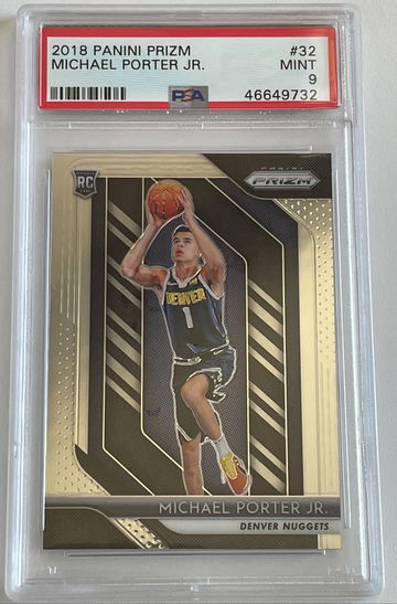 2018-19 Panini Prizm Michael Porter Jr PSA 9 #32