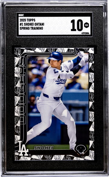 2025 Topps #1 Shohei Ohtani Spring Training SGC 10