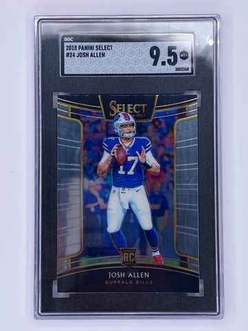 2018 Panini Select Josh Allen RC Concourse SGC 9.5 Rookie Buffalo Bills