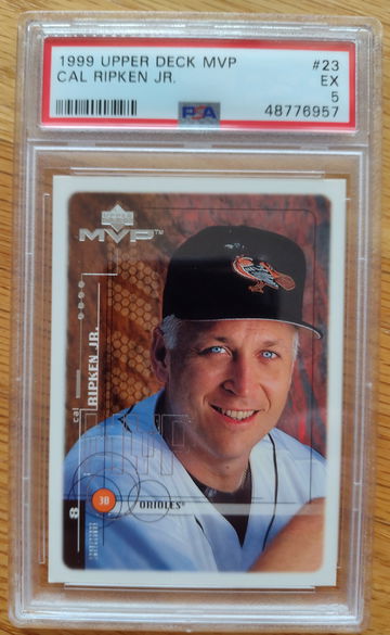 1999 Upper Deck MVP Cal Ripken PSA 5