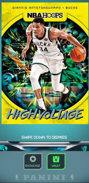 Giannis NBA hoops High Voltage insert