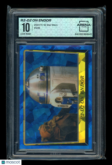 2023 Topps Star Wars Return of the Jedi Blue Shaphire #146 Arena Club 10